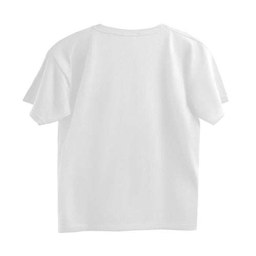 White t-shirt on a white background