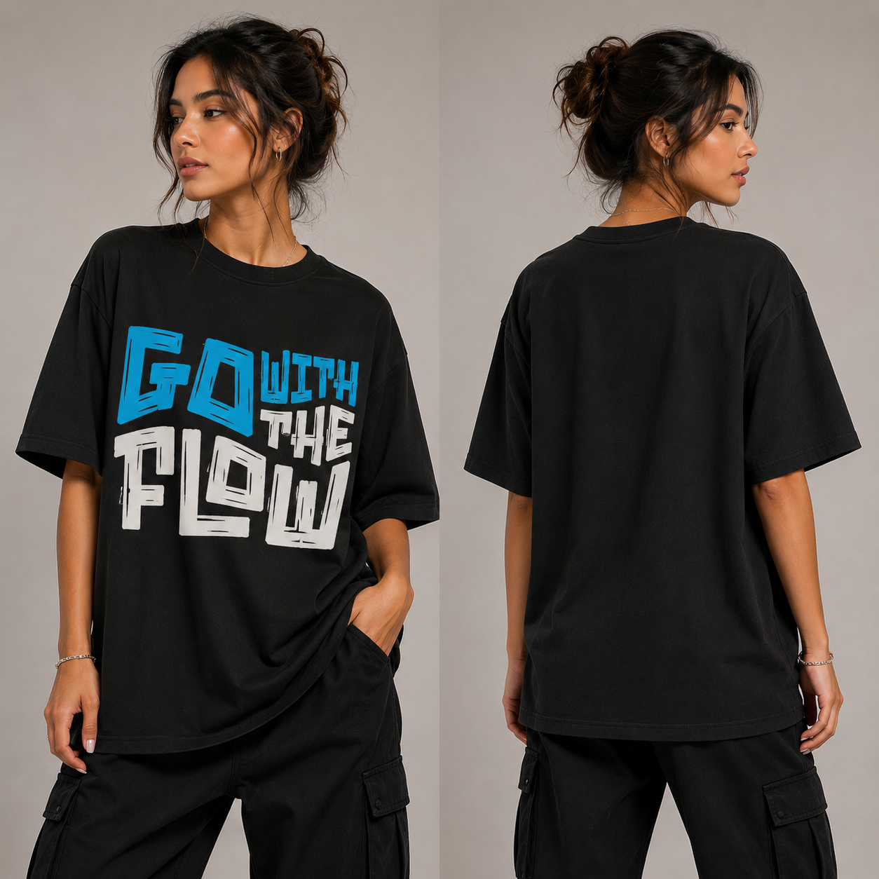 VIROX Graphic Printed Oversized T-Shirt – Streetwear Edition